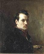 Alfred Dehodencq Portrait de l artiste oil painting on canvas